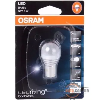 P21W Osram LED 6000K 12V 4W 7556CW-01B _бл.1_